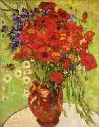 Vincent Van Gogh Red Poppies and Daisies Norge oil painting reproduction